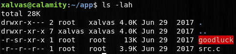 Setuid binary and source